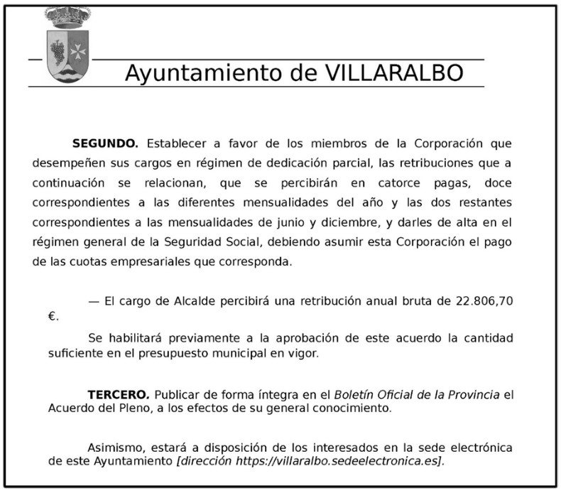 La presión social logra que se baje la propuesta inicial de asignación de sueldo al alcalde