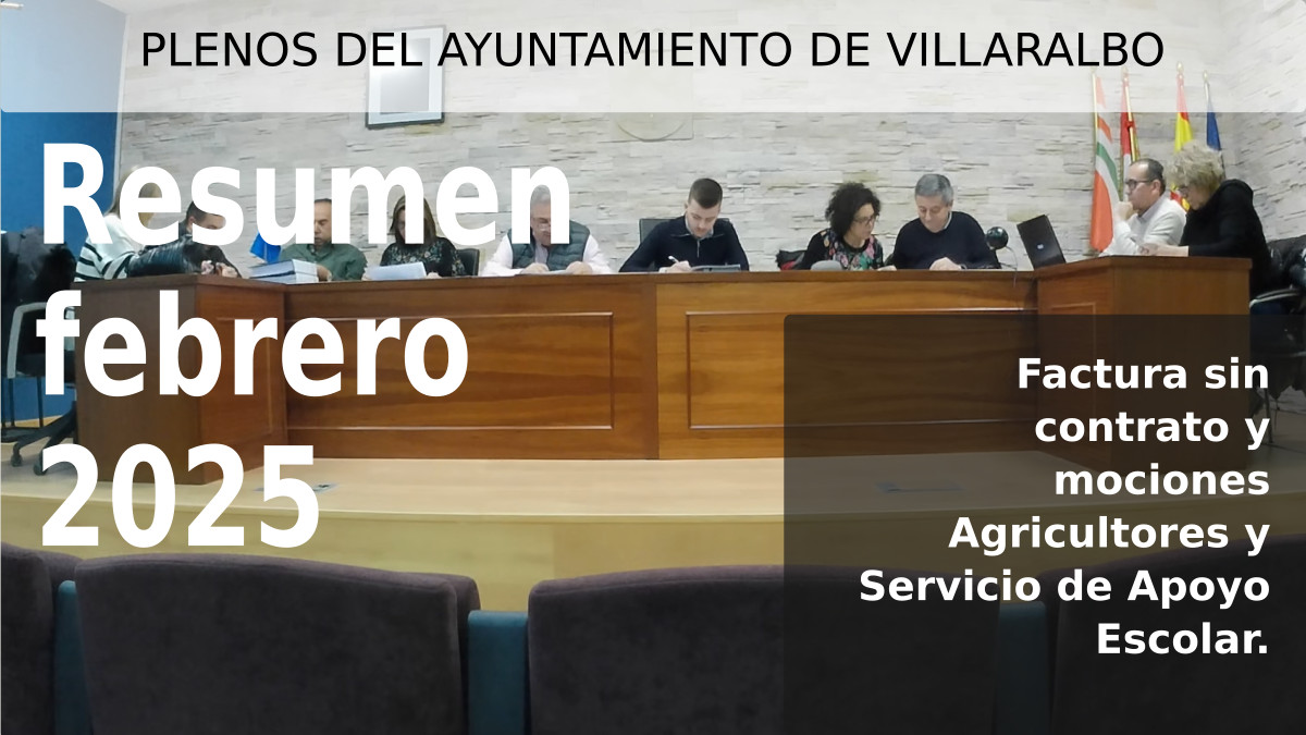 Video resumen del pleno ordinario de febrero de 2025